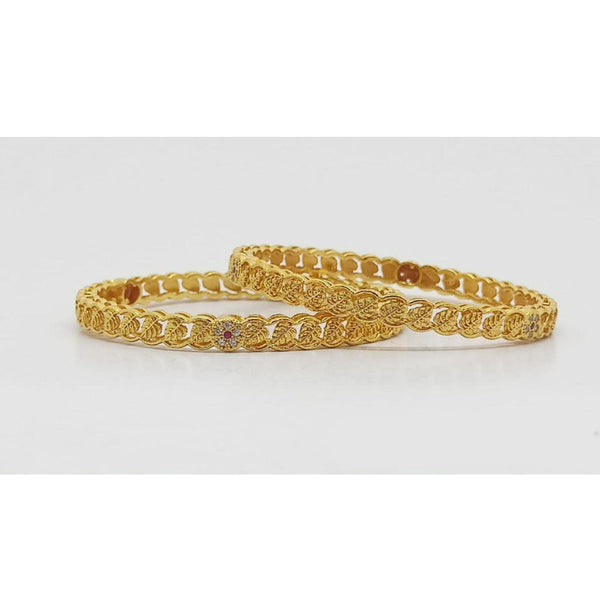 SP Jewellery Gold Plated Austrian Stone Bangle Set