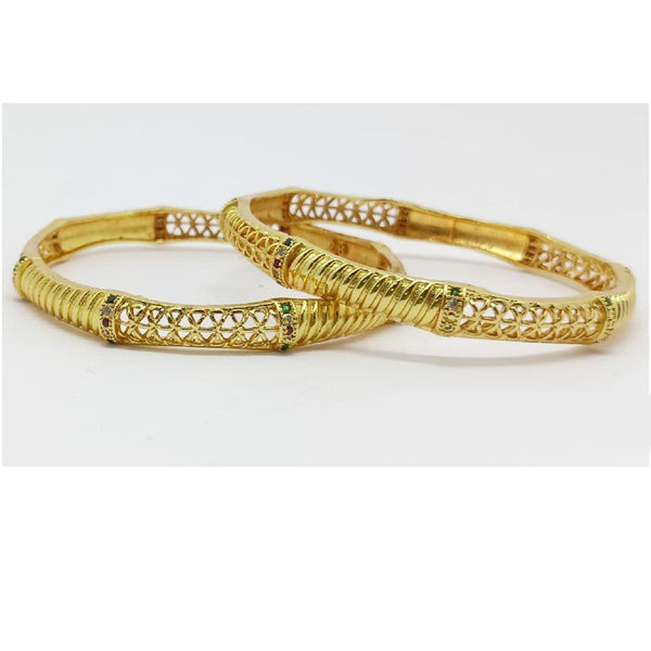 SP Jewellery Gold Plated Austrian Stone Bangle Set