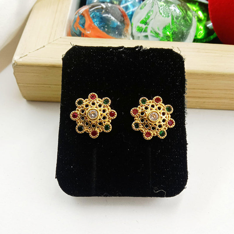 SP Jewellery Gold Plated Austrian Stone Studs Earrings