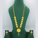 Mahavir Forming Look Gold Plated Long Necklace Set