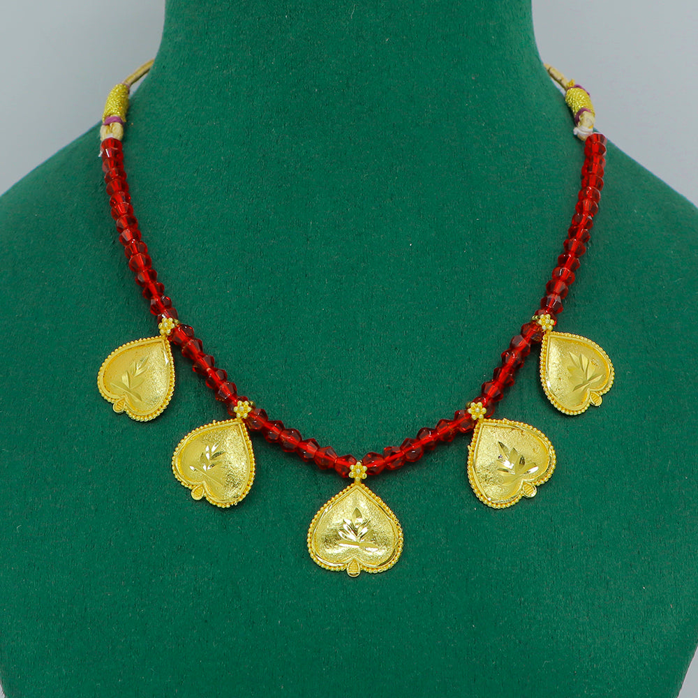 Mahavir Gold Plated Pearl Necklace Set (Pack of 12)