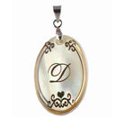 Urthn Alphabet D" Shell Pendant