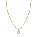 Urthn Austrian Stone Gold Plated Necklace Set With Bracelet (Pack Of 6)