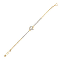 Urthn Austrian Stone Gold Plated Necklace Set With Bracelet (Pack Of 6)