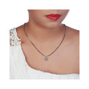 Urthn Austrian Stone Silver Plated Necklace Set With Bracelet (Pack Of 6)