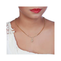 Urthn Gold Plated Necklace Set With Bracelet (Pack Of 6)