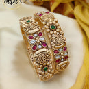 Jewel Addiction Copper Gold Bangles Set