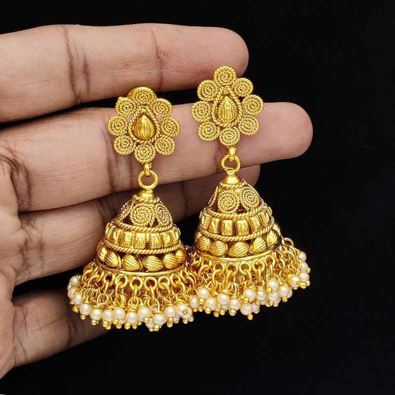 Jewel Addiction Gold Plated Jhumki Earrings