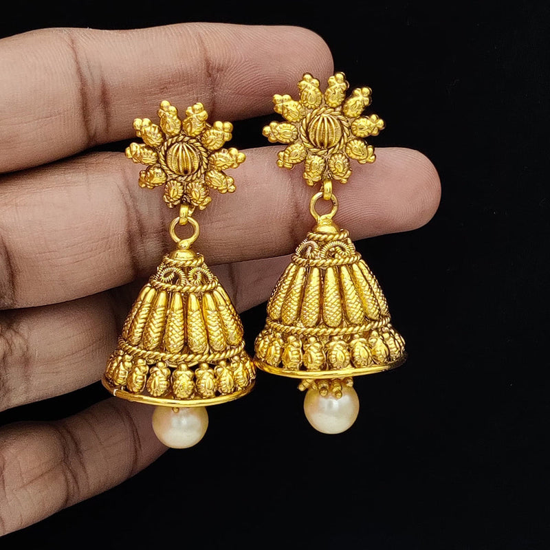 Jewel Addiction Gold Plated Jhumki Earrings