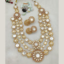 Jewel Addiction Gold Plated Polki Kundan Necklace Set