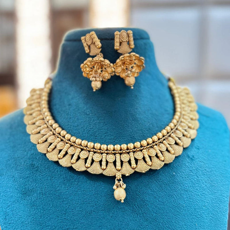 Jewel Addiction Copper Gold Necklace Set