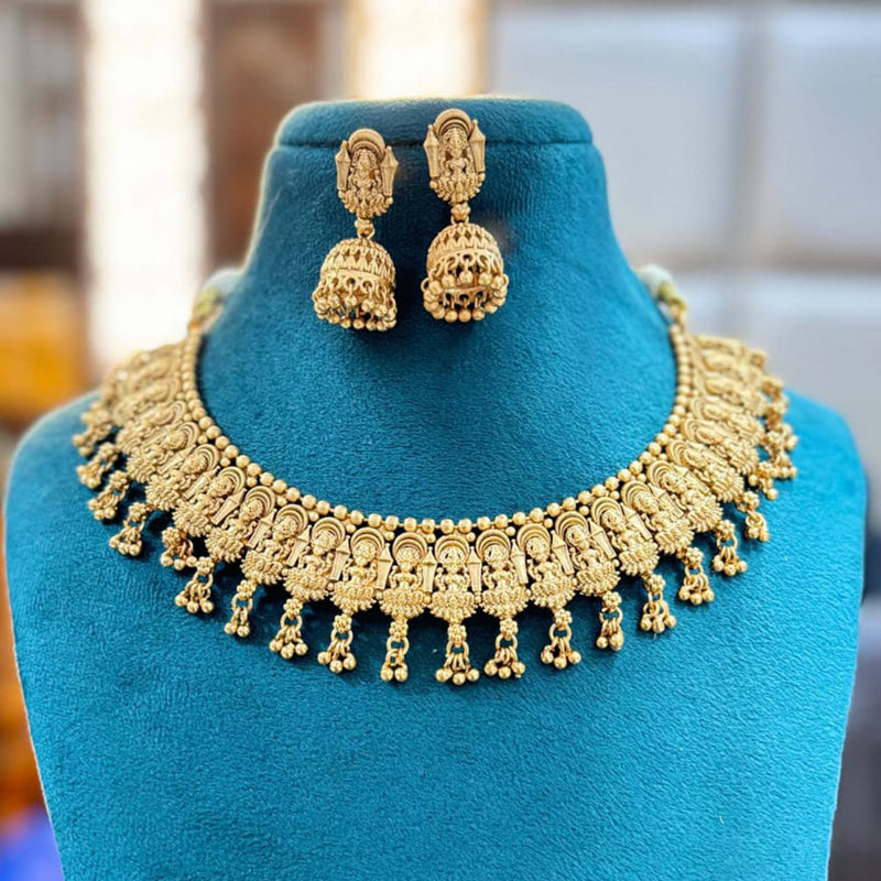 Jewel Addiction Copper Gold Necklace Set