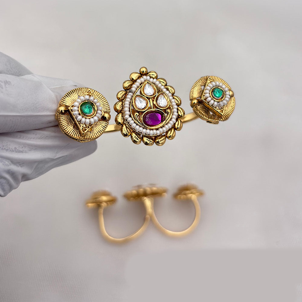 Jewel Addiction Exclusive Designer Pota and Pearl Ring