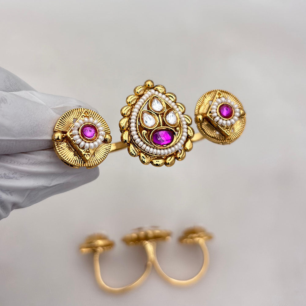 Jewel Addiction Exclusive Designer Pota and Pearl Ring