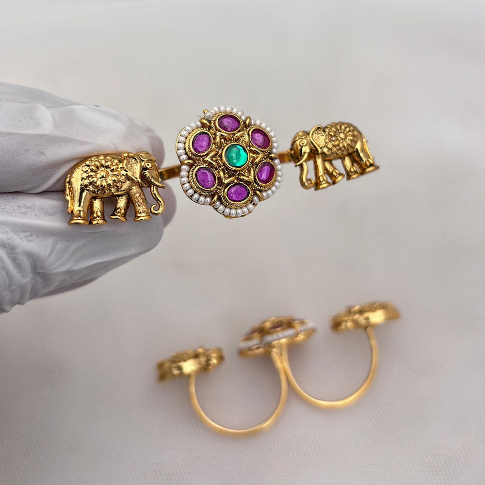 Jewel Addiction Exclusive Designer Pota and Pearl Ring