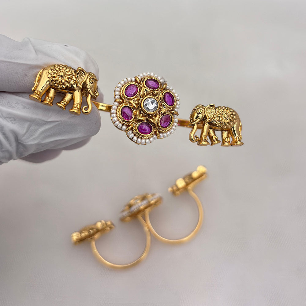 Jewel Addiction Exclusive Designer Pota and Pearl Ring