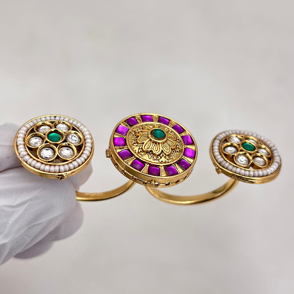 Jewel Addiction Exclusive Designer Pota and Pearl Ring