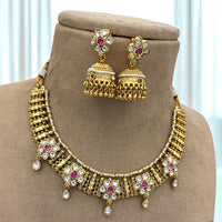 Jewel Addiction Timeless Royal Kundan And Pearl Necklace Set