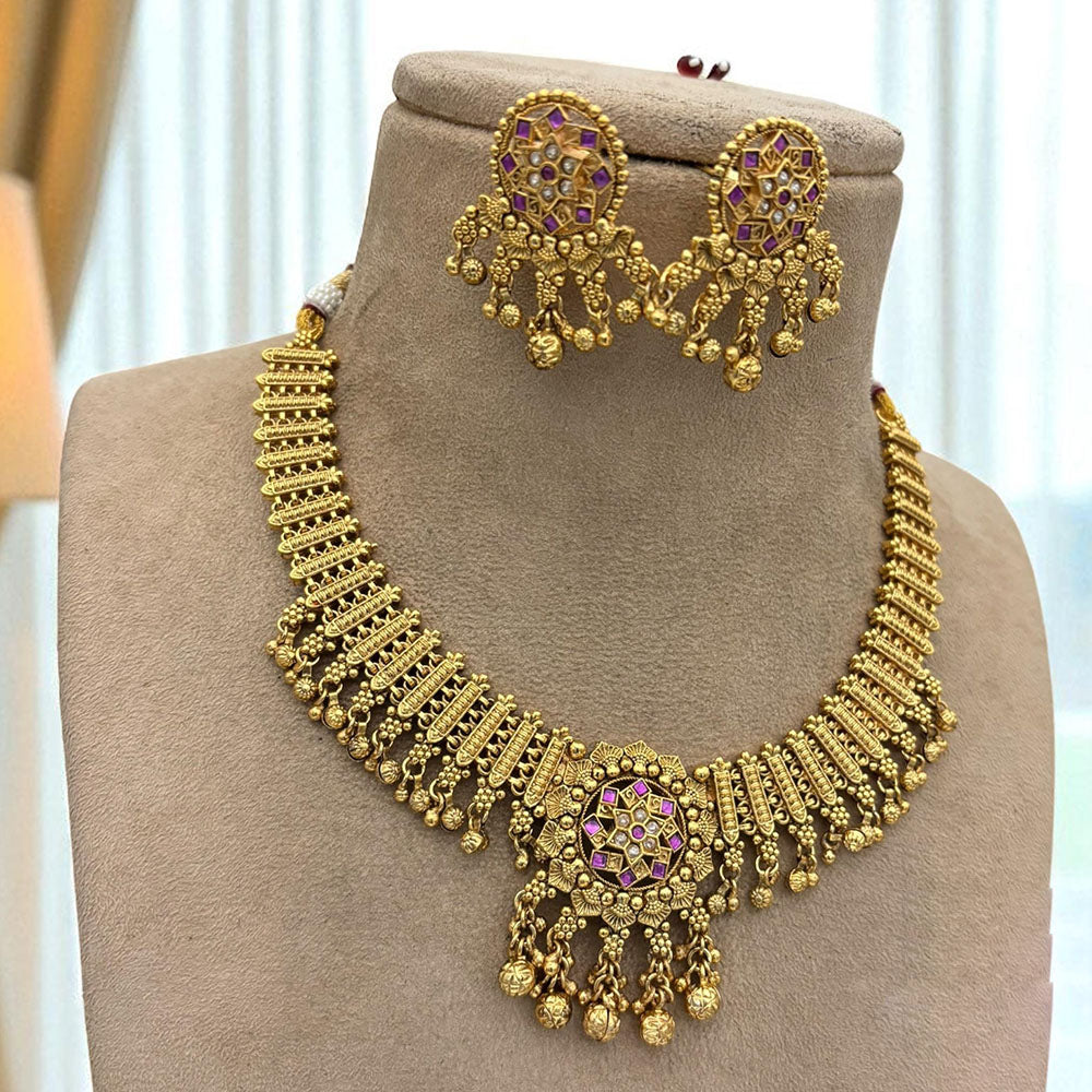 Jewel Addiction Timeless Royal Kundan Necklace Set