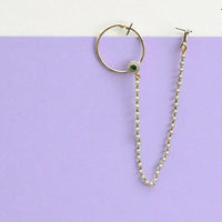 Jewel Addiction Premium Austrian Stone and Pearl Nath Nose Ring for Women & Girls