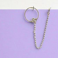 Jewel Addiction Anthic Kundan and Pearl Nath Nose Ring for Women & Girls