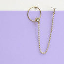 Jewel Addiction Premium Austrian Stone and Pearl Nath Nose Ring for Women & Girls