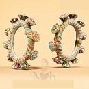 Jewel Addiction Sparkling Glow Kundan And Pearls Meenakari Bangles Set