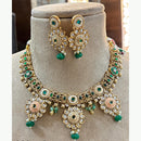 Jewel Addiction Heritage Inspired Meenakari And  Kundan Stone Necklace Set