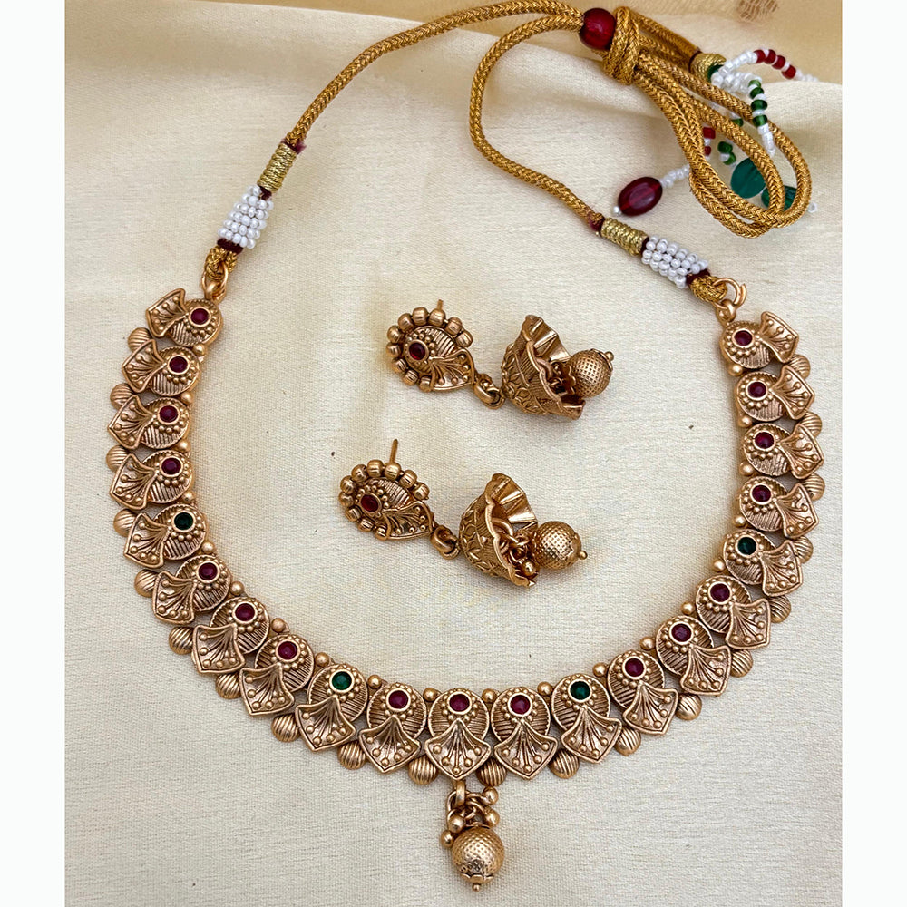 Jewel Addiction Elegant Crystal Stone Necklace Set Party and Wedding Wear