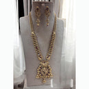 Jewel Addiction Ethnic Pota Stones Long Necklace Set for Party and wedding Outfits