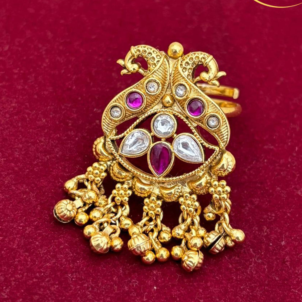 Jewel Addiction Elegant Pota Stone Finger Ring