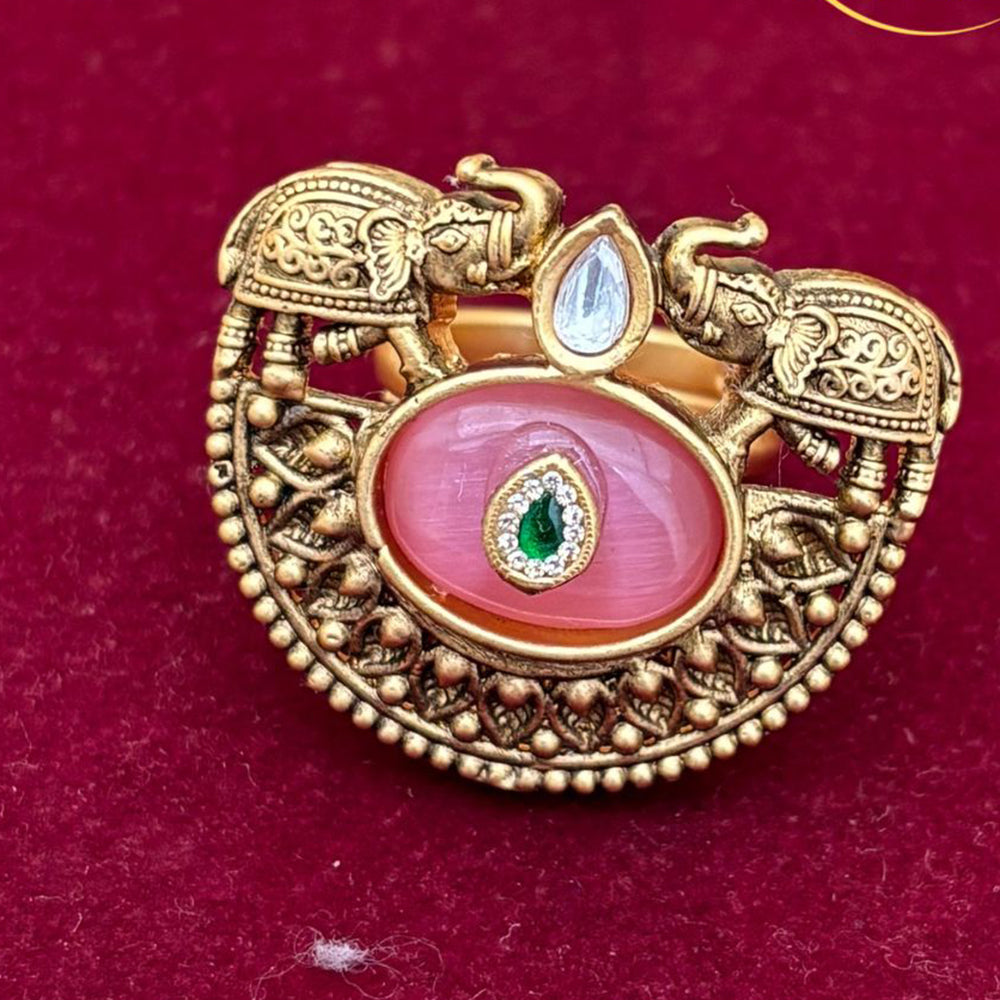 Jewel Addiction Graceful Pota Stone Finger Ring