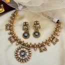 Jewel Addiction Enthic Gold Plated Pearl  Necklace Set For Wedding Occassions
