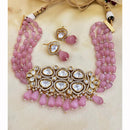 Jewel Addiction Luxury Polki Kundan And Pearl Choker Necklace Set