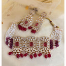 Jewel Addiction Luxury Polki Kundan And Pearl Choker Necklace Set