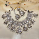 Jewel Addiction Luxury Polki Kundan Stone And Pearl Necklace Set
