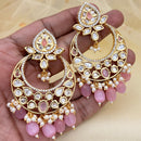 Jewel Addiction Designer Polki kundan Stone And Beads Dangler Earrings