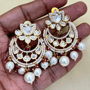 Jewel Addiction Designer Polki kundan Stone And Beads Dangler Earrings