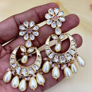Jewel Addiction Designer Polki kundan Stone And Beads Dangler Earrings