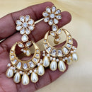 Jewel Addiction Designer Polki kundan Stone And Beads Dangler Earrings