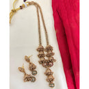 Jewel Addiction Pota Stone And Pearl Elegant Necklace Set
