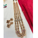 Jewel Addiction Pota Stone And Pearl Elegant Necklace Set