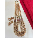 Jewel Addiction Pota Stone And Pearl Elegant Necklace Set