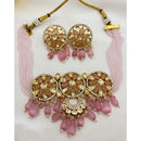 Jewel Addiction Heavy Look Polki Kundan And Beads Choker Necklace Set