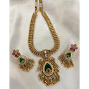 Jewel Addiction Designer Pota Stone and Pearl Elegant Necklace Set