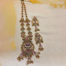 Jewel Addiction Designer Pota Stone And Pearl Long Necklace Set