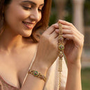 Jewel Addiction Heritage Style Pota Stone Adjustable Bracelet