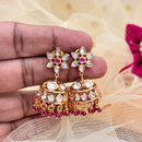 Jewel Addiction Polki Kundan Stone And Pearl Designer Jhumki Earrings
