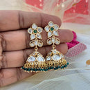 Jewel Addiction Polki Kundan Stone And Pearl Designer Jhumki Earrings