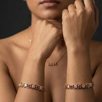 Jewel Addiction Designer Polki Kundan Stone Bangle Set